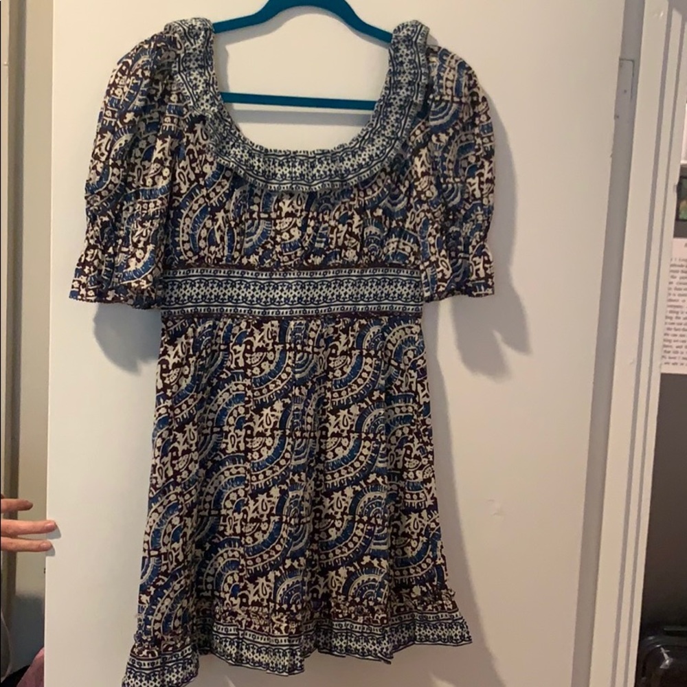 NBW Sea-NY puff shoulder lightweight beach dress